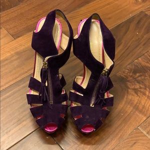 Charlotte Olympia Purple Heels